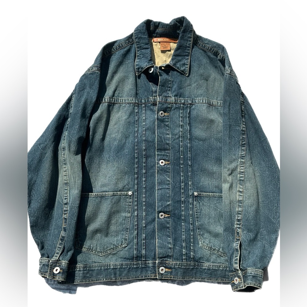 Sean John Denim Jacket Size XL